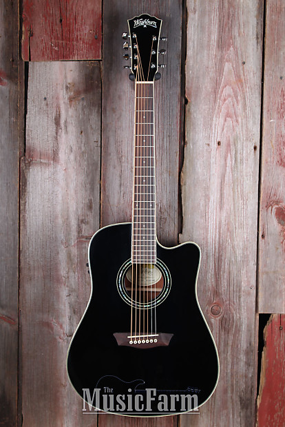 Washburn 7 string acoustic on sale guitar