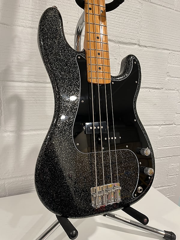 Fender J Signature Precision bass P made in Japan 2023 - Black sparkle