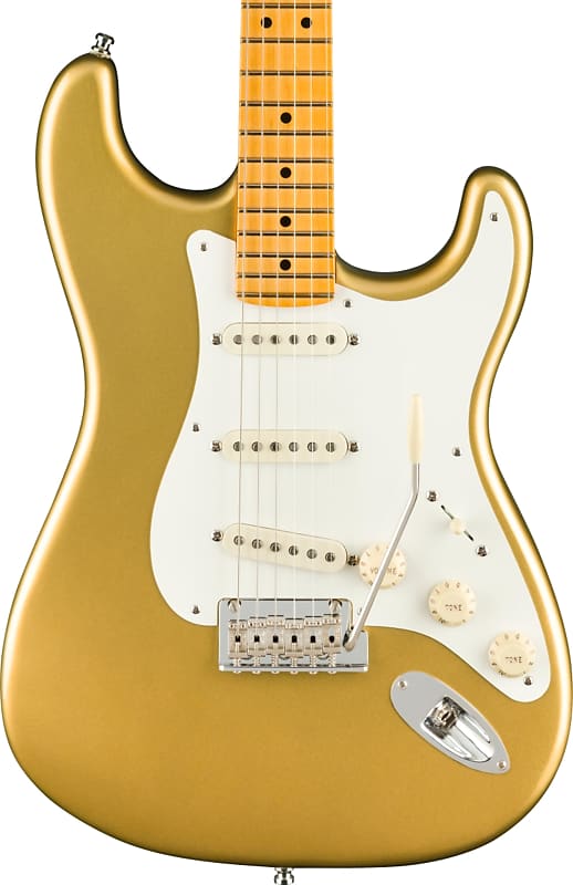 Fender Lincoln Brewster Signature Stratocaster Electric Guitar, Aztec Gold image 1