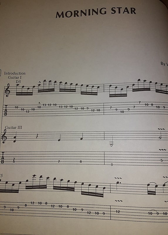 VINNIE MOORE - TIME ODYSSEY - GUITAR TAB BOOK - TABLATURE