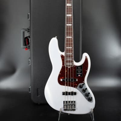 Fender American Ultra Jazz Bass - Rosewood Fingerboard - Arctic Pearl - Ser. US23095695 image 1