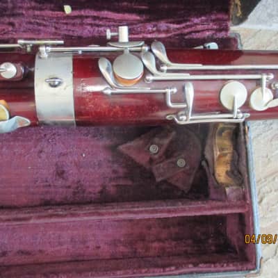 Conn brand Wood Bassoon with case. with case image 5