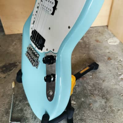 Partscaster Offset Jag-Stang 2000s - full scale - nitro sonic blue image 3