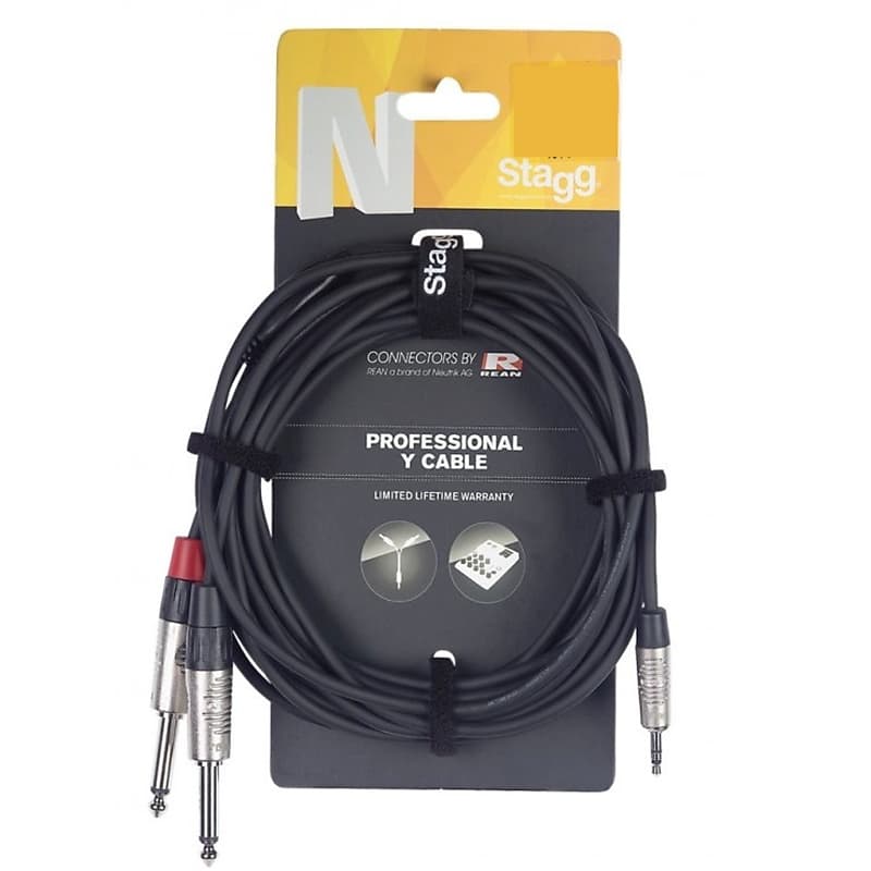 Klang Jack plug stereo - 2x jack plug 3 m « Y-Cable