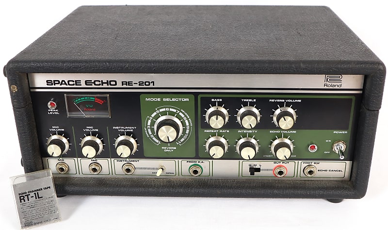 Vintage 1982 Roland Japan RE-201 Space Echo Delay Reverb Electric Guitar Effect image 1