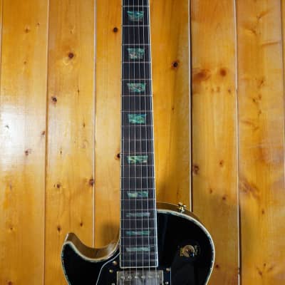 AIO SC77  *Left-Handed Electric Guitar - Solid Black (no case) image 8