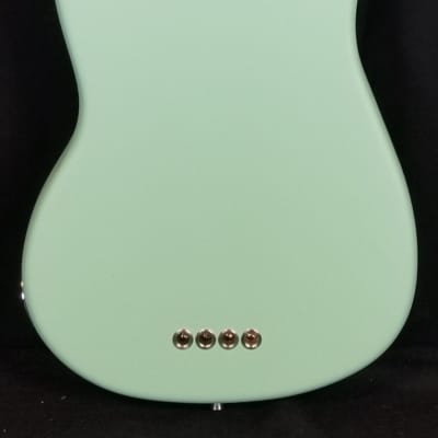 Fender American Performer Mustang Electric Bass Guitar, Rosewood Fingerboard, Satin Surf Green, Bag image 10