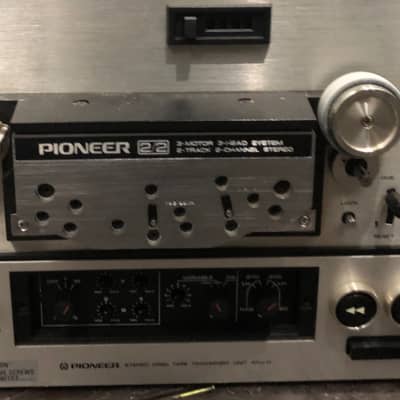 Pioneer RT-2022 Reel to Reel with RTU-11 and TAU-11 (X2) RARE Player  1976-1980 Silver/Black