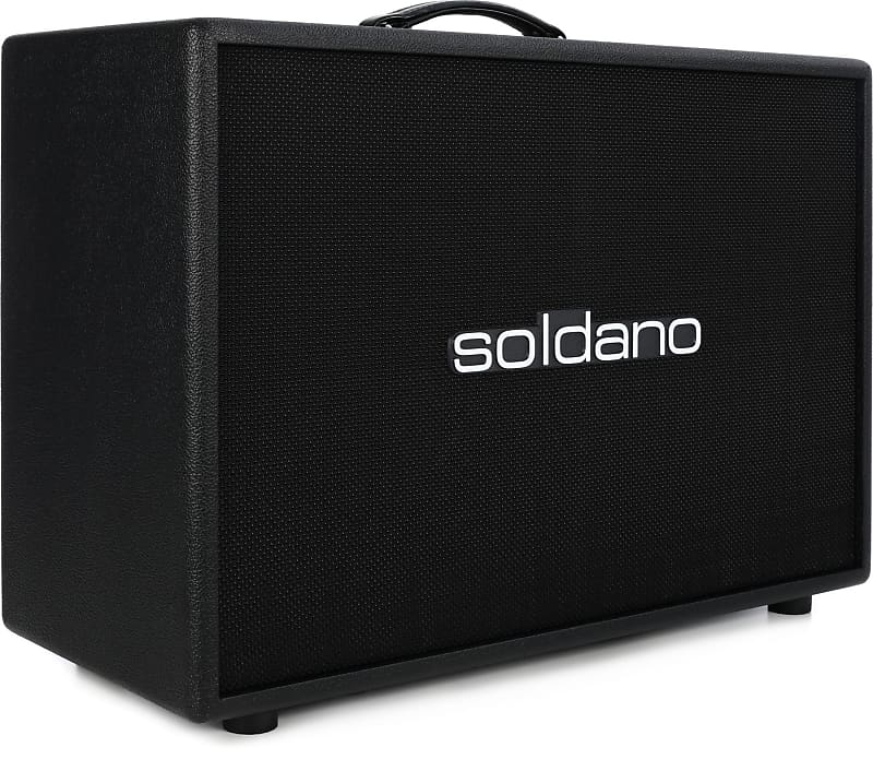 Soldano 212 Horizontal Cabinet 2x12" Extension Cabinet - Black (S212HBd1) image 1