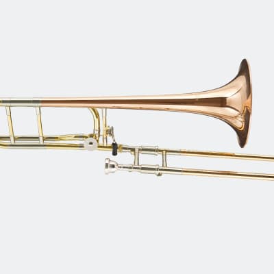 Blessing Trombone Bb/F, Open Wrap, Rose Brass Bell - BTB1488OR image 4