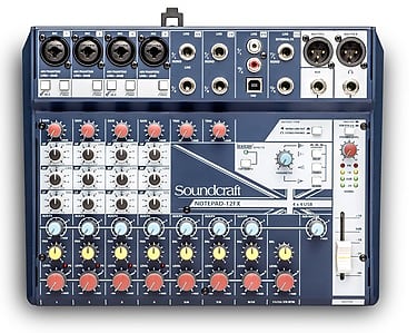 Soundcraft Notepad12-FX - 12-channel mixer with built in USB interface image 1