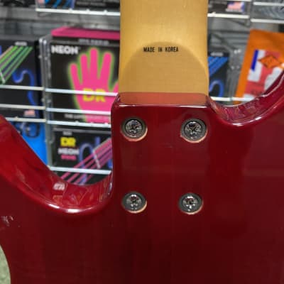 Samick bass in red gloss finish 1990s image 23