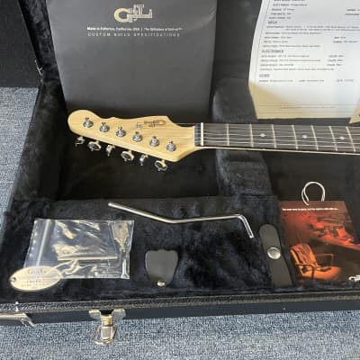 G&L USA Legacy HSS Guitar 2022 Vintage Natural Ebony fingerboard 8.2 lbs w/ G&G HC image 12