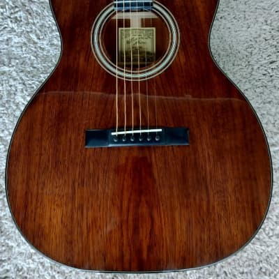 Recording King ROS-729 12-Fret 000 Solid Koa Acoustic w/Vintage Style Case image 6