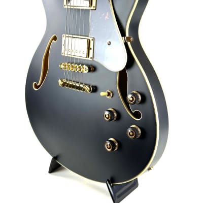 Ibanez Artcore AS73G Semi-hollowbody Electric Guitar - Black Flat image 2