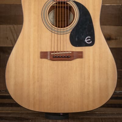 Epiphone DR-100 Acoustic Guitar, Natural image 1