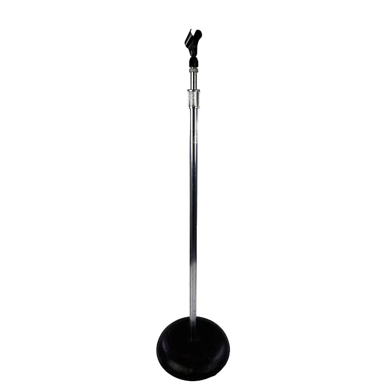 Atlas Sound Soundolier Chrome Microphone Stand with Round | Reverb