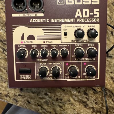 Boss AD-5 Acoustic Instrument Processor