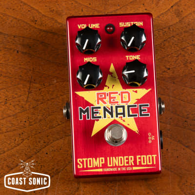 Reverb.com listing, price, conditions, and images for stomp-under-foot-red-menace