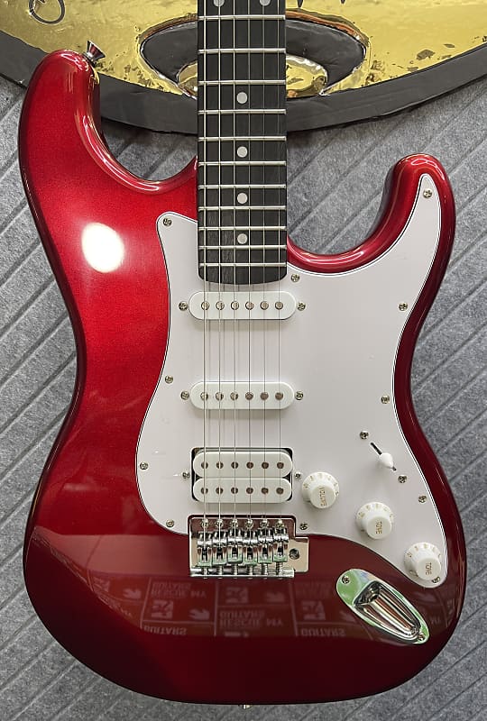Harley Benton ST-20HSS CA Standard Candy Apple! The Better Benton! Includes Our In-USA Fret Dress and Setup! image 1