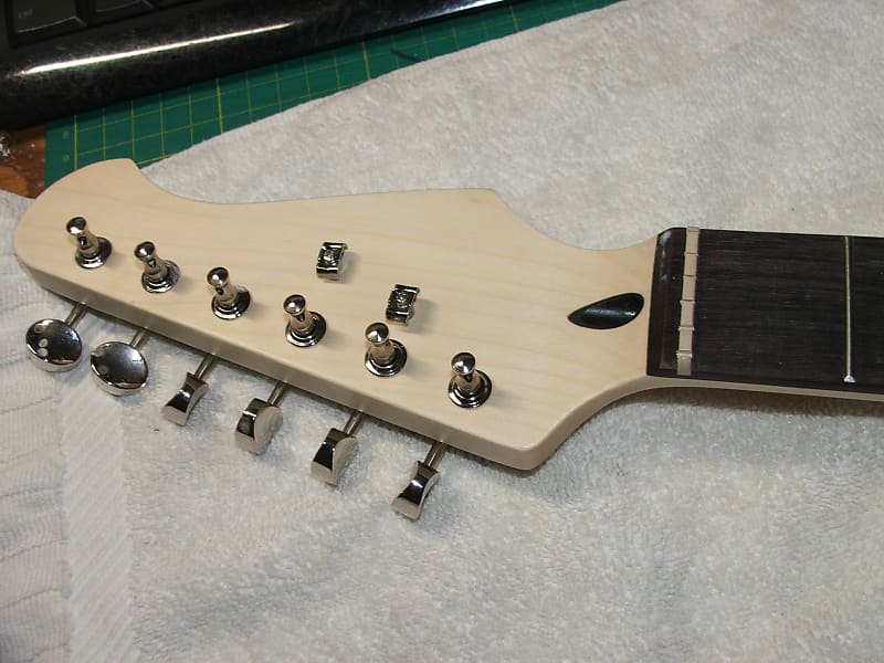 Loaded guitar neck......vintage tuners....22 frets...unplayed.....#8 image 1