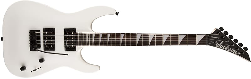 Jackson JS22 Dinky DKA Arch Top Electric Guitar Snow White 24 Fret Maple  Neck