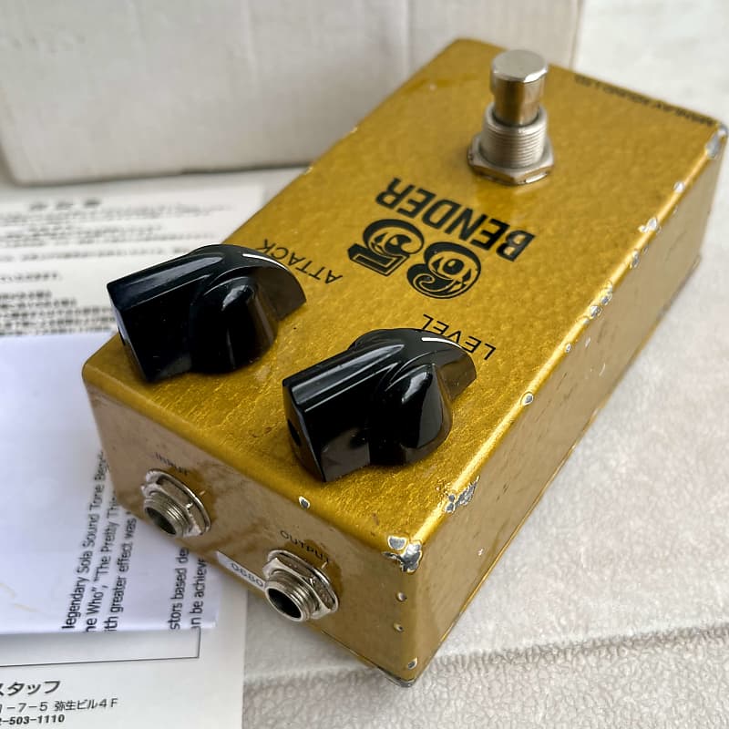 ギター 65 BENDER RONNO BENDER MANLAY SOUND LTD. New Manlay Sound RONNO BENDER 1965 Tone Bender Fuzz 761299
