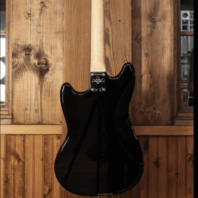 Fender Custom Shop '64 Mustang, NOS Black w/ Fire Mist Gold Racing Stripe image 2