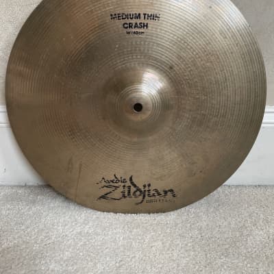 Zildjian  16” Medium Thin Brilliant 80s Crash Cymbal image 1