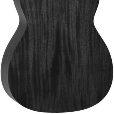Tanglewood TWBBOE Blackbird Folk Acoustic Electric Guitar with Built in Tuner - Smokestack Black image 2