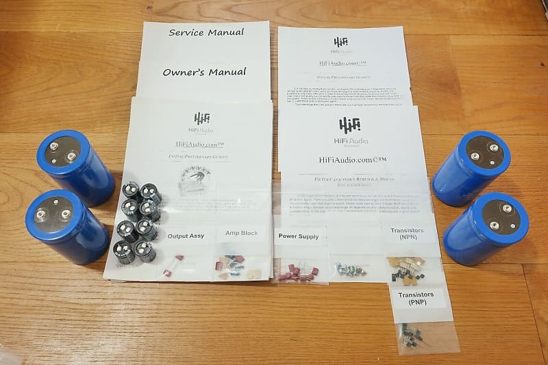 GFA-5500 restoration kit filter capacitor repair rebuild fix  			