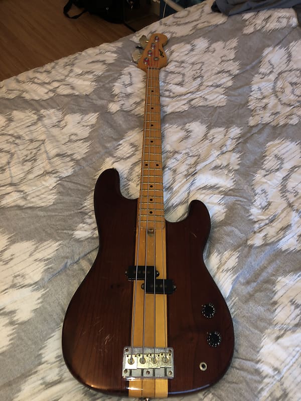 Memphis P-Bass 1970-1980 Vintage Dark Red Two Tone image 1
