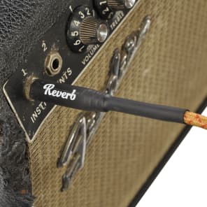 Reverb 20-foot 1/4" Guitar Cable - Orange image 5