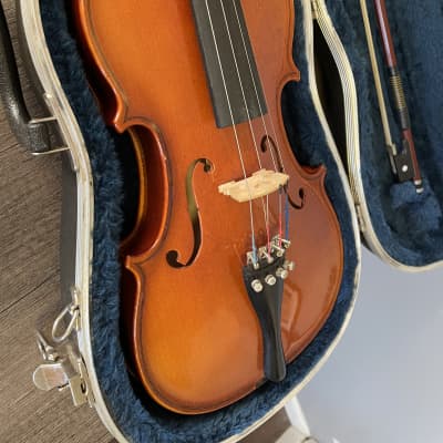 2006 glaesel shop antonius stradivarius 1713 4/4 full size violin outfit - made in west germany image 2