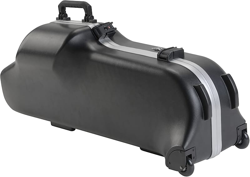 SKB Contoured Pro Universal Baritone Sax Hard Molded Case w/ Wheels image 1