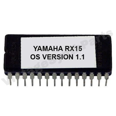 Yamaha RX15 RX-15 Firmware Version 1.1 Firmare OS Rom Eprom Drum Machine