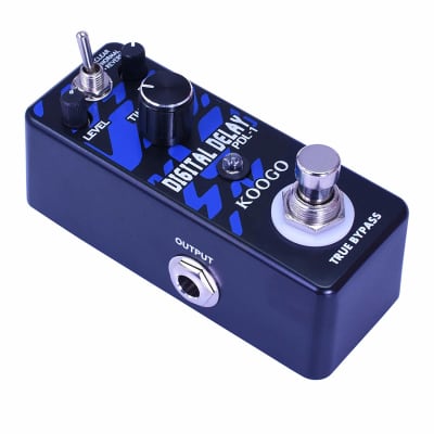 Koogo Digital Delay Effect Pedal for Guitar or Bass Echo with 3 Modes Clear Normal Reverse image 4