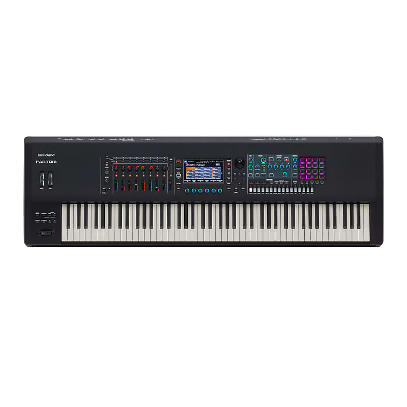Roland FANTOM-8 Music Workstation Expandable Sound Engine Seamless Workflow 88-Key Semi-Weighted Synthesizer Keyboard for Creative Musicians image 1