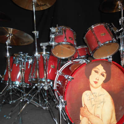 Kenny Aronoff's Mellencamp Tama Artstar II Complete Drum Set, Signed and Authenticated image 1