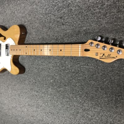 Dillion  Telecaster Deluxe Hollow Natural Hand crafted image 2