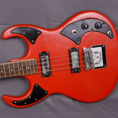 1960s Vintage Burns Baldwin Baby Bison Bass Red Made in England image 15