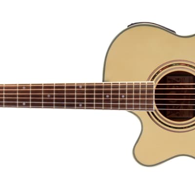 Oscar Schmidt OG10CENLH Concert Size Cutaway 6-String Acoustic-Electric Guitar For Left Hand Players image 2