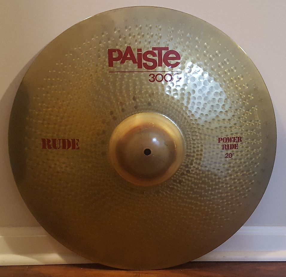 Paiste rude hot sale power ride 20