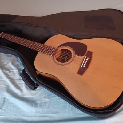 Seagull S6 + Spruce Acoustic Guitar (1996) plus SKB Hard Case | Reverb