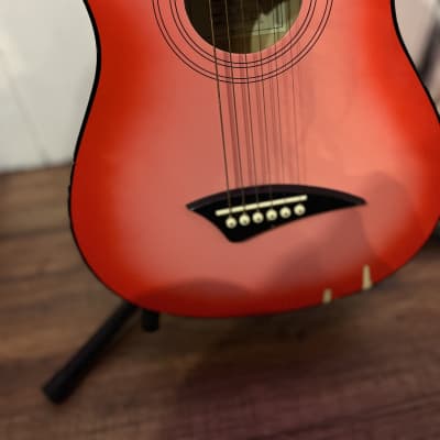 Playmate JT PBS Acoustic Guitar Coral Pink image 5