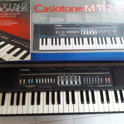 Casio MT-205 Casiotone 49-Key Synthesizer 1980s - Black