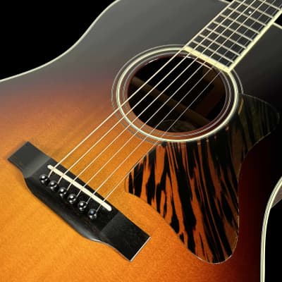 2020 Collings CJ SB Rosewood Acoustic Guitar ~ Sunburst w Tiger Stripe Pick-Guard image 5