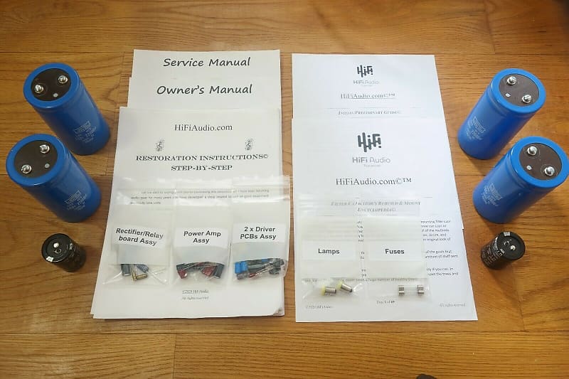 Marantz 500 restoration kit filter capacitor repair rebuild fix  			