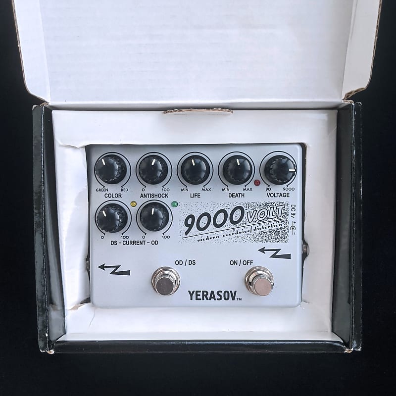 YERASOV 9000VOLT オーバードライブディストーション Yerasov 9000 VOLT: Modern Overdrive/Distortion - Russian