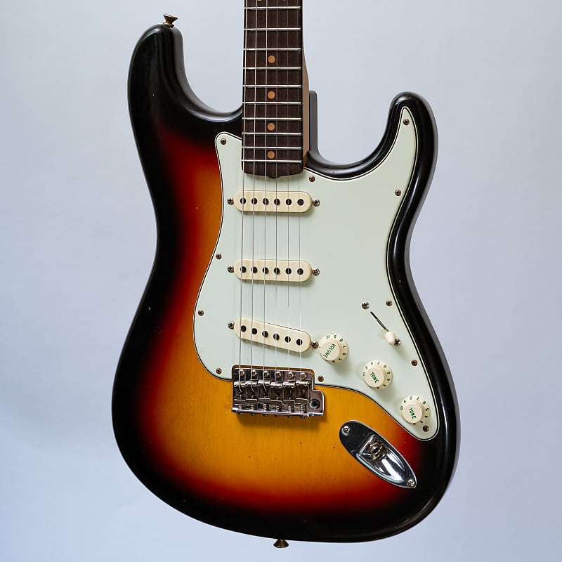 Fender Custom Shop '64 Stratocaster Journeyman Relic 2023 - Target 3-Tone Sunburst image 1